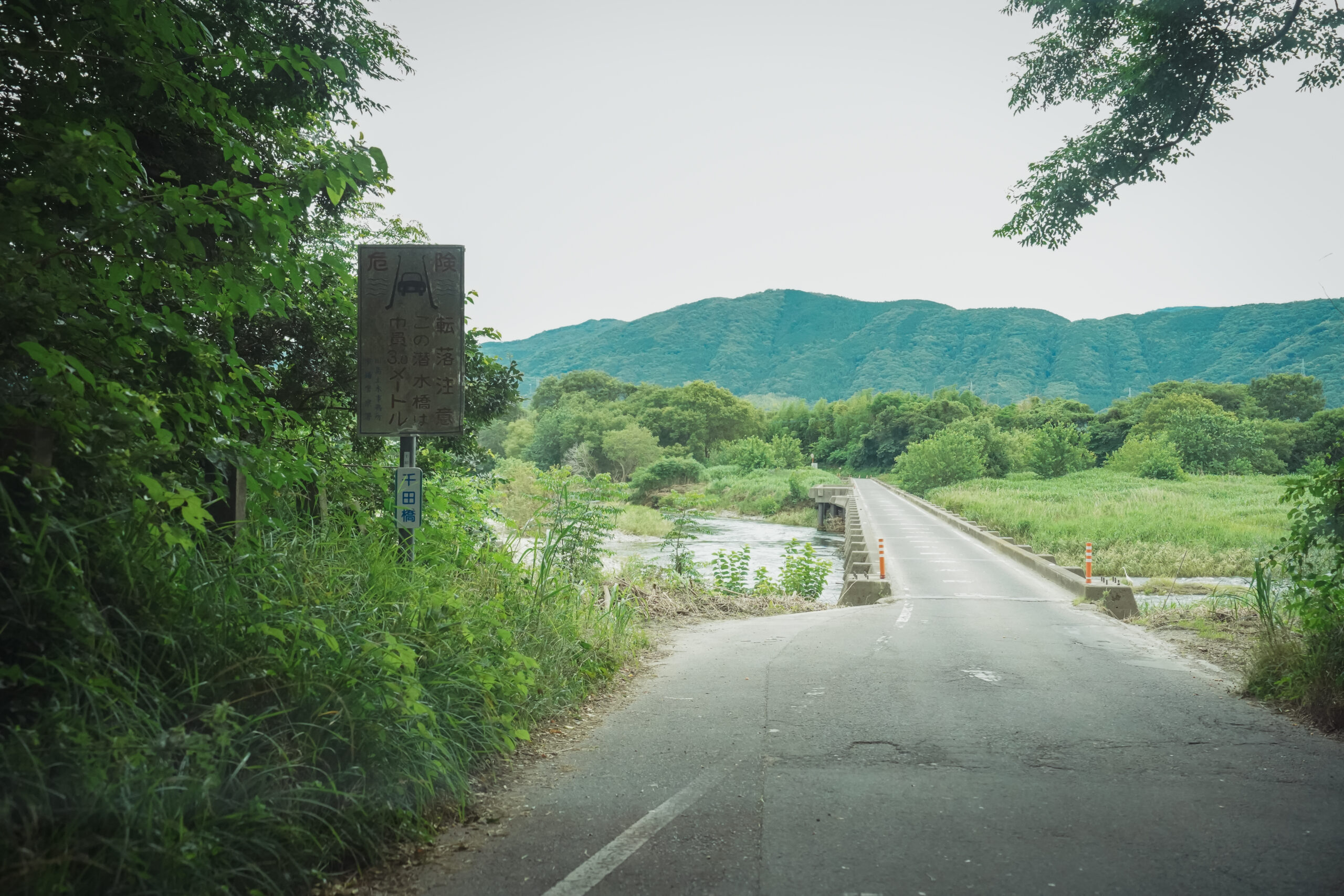 善入寺島 千田橋 看板